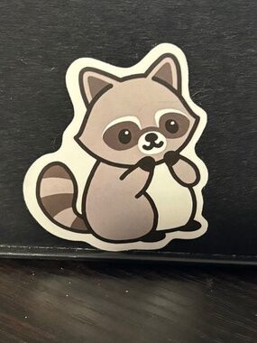 Raccoon sticker